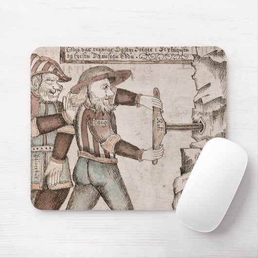 Der Riese Baugi, überzeugt durch Odin Mousepad (Mit Mouse)