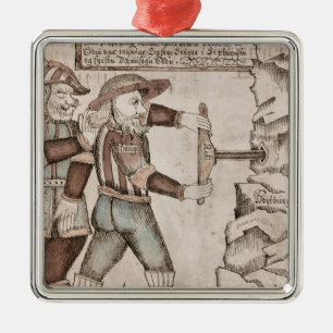 Der Riese Baugi, überzeugt durch Odin Ornament Aus Metall