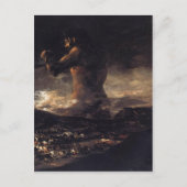 Der Riese (oder der Koloss), von Francisco Goya 18 Postkarte (Vorderseite)