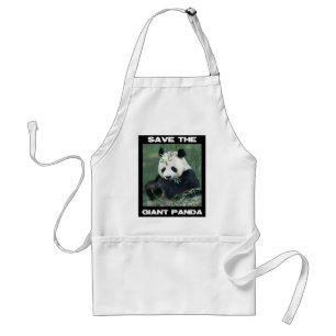 Der Riesenpanda gerettet Schürze