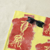 Der RiesenTintenfisch genießt in der SciFi-Welt ei Strandtuch (Beispiel)