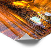 Der riesige Buddha im Tempel, Wat Pho, Poster (Ecke)