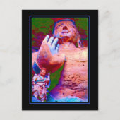 Der riesige Buddha in der China der Yungang-Höhlen Postkarte (Vorderseite)