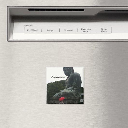 Der riesige Buddha in Kamakura Magnet (In Situ (Geschirrspüler))