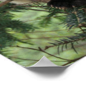 Der riesige Panda-Kub klettert auf einen Baum, Wol Poster (Ecke)