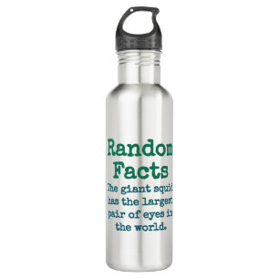 Der riesige Tintenfisch hat das größte Augenpaar - Edelstahlflasche