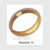 Der Ring Aufkleber (Blatt)