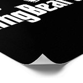 Der Ring Bearer Bowtie Ring Typ Hochzeitsgroom Bri Poster (Ecke)