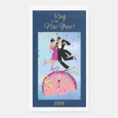 Der Ring des Neuen Jahres Serviette (Vorderseite)