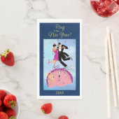 Der Ring des Neuen Jahres Serviette (Beispiel)