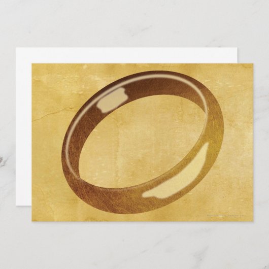 Der Ring Einladung (Vorne/Hinten)
