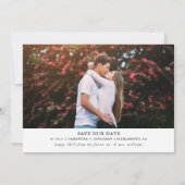 Der Ring in der Neujahrshochzeit rettet das Datum Ankündigung (Rückseite)