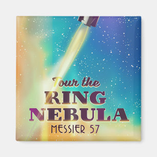 Der Ring Nebel (Messier 57) Weltraumreisepakat. Magnet