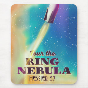 Der Ring Nebel (Messier 57) Weltraumreisepakat. Mousepad