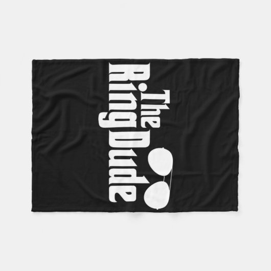 Der Ring Typ Bowtie Ring Träger Hochzeitsgrössen Fleecedecke (Vorderseite (Horizontal))