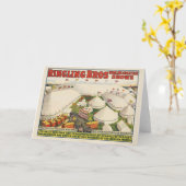 Der Ringling Bros. Zirkus Karte (Gelbe Blume)