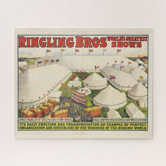 Der Ringling Bros. Zirkus Puzzle (Horizontal)