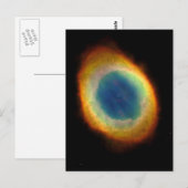 Der Ringnebel Postkarte (Vorne/Hinten)