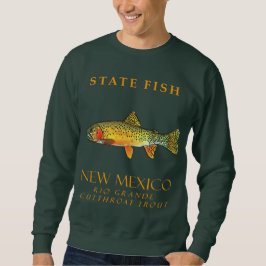 Der Rio Grande Cutthroat im neuen mexikanischen Ge Sweatshirt