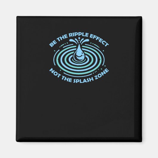 Der Rippeleffekt Magnet (Vorne)