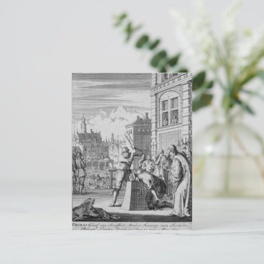 Der Rippenschild Postkarte (Stehend Vorderseite)