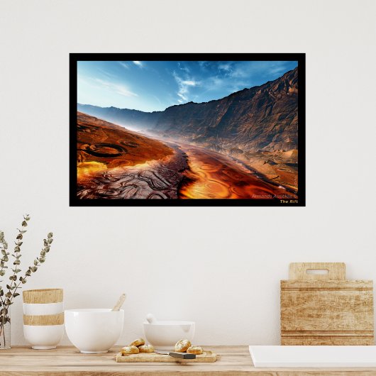 Der Riss Poster (Küche)