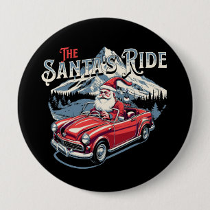 der Ritt des Weihnachtsmanns. Button