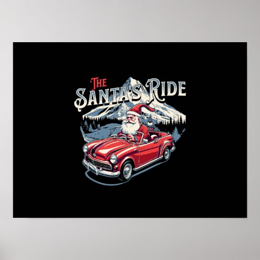 Der Ritt des Weihnachtsmanns. Poster (Vorne)
