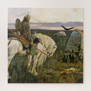 „Der Ritter an der Wegkreuzung“ von Viktor Wasnezo Puzzle