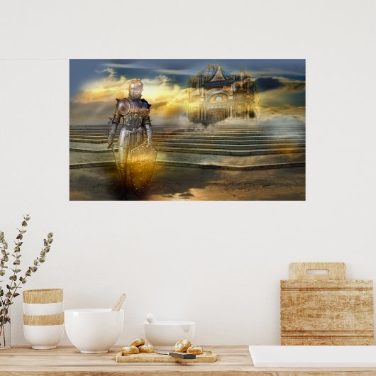 Der Ritter des himmlischen Palastes Poster (Küche)