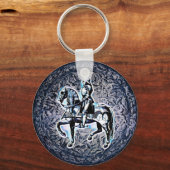 Der Ritter des Mittelalters Schlüsselanhänger (Vorderseite)