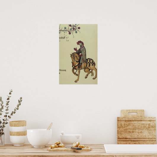 Der Ritter, ein Faksimile aus Poster (Küche)