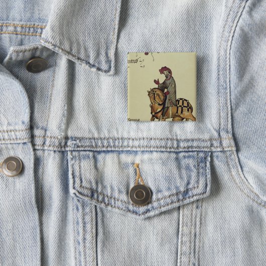 Der Ritter, Faksimiledetail von Button (Beispiel)