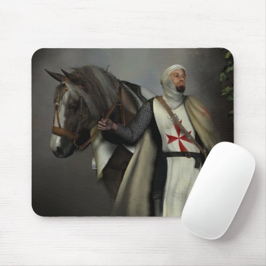 Der Ritter templar Mousepad (Mit Mouse)