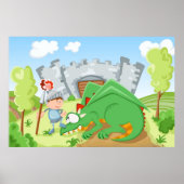 Der Ritter und der Drache Poster (Vorne)