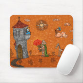 Der Ritter und die Dame Mousepad (Mit Mouse)