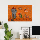 Der Ritter und die Lady Poster (Heimbüro)