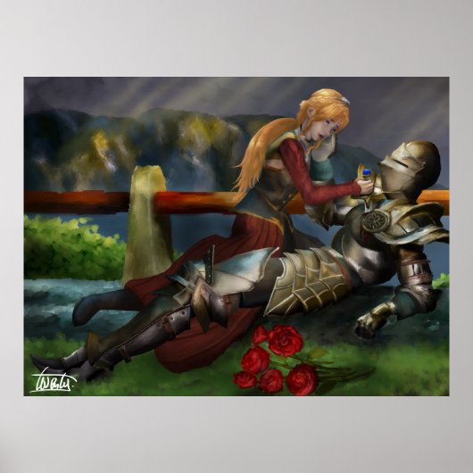 Der Ritter und die Prinzessin Poster (Vorne)