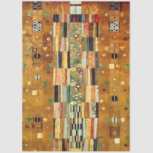 Der Ritter von Gustav Klimt Art Nouveau Seidenpapier (Vorderseite)