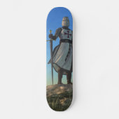 Der Rittertempel Skateboard (Vorderseite)