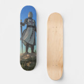 Der Rittertempel Skateboard (Vorderseite)