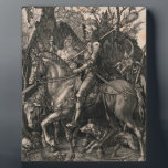 Der Rittertod und der Teufel Albrecht Durer Fotoplatte<br><div class="desc">Der Rittertod und der Teufel Albrecht Durer</div>