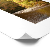 Der River Greta: Cumbria Poster (Ecke)