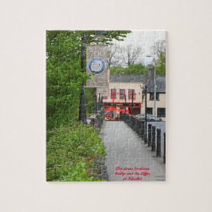 Der River Liffey Kilcullen. Weihnachtsgrüße Puzzle
