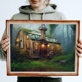 Der River Workshop | Steampunk Digital Art Poster