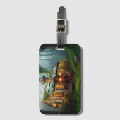 Der River Workshop | Steampunk Gepäckanhänger (Vorderseite Vertikal)