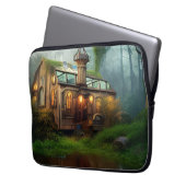 Der River Workshop | Steampunk Laptopschutzhülle (Vorderseite Links)