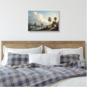 Der Riverside Haven in der Dämmerung Leinwanddruck (Insitu (Schlafzimmer))