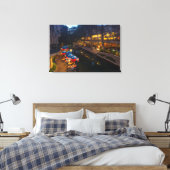 Der Riverwalk bei der Abenddämmerung im Zentrum vo Leinwanddruck (Insitu (Schlafzimmer))