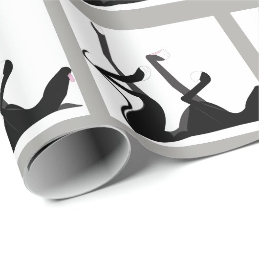 Der Roaching Jagdhund Geschenkpapier (Rolleneckpunkt)